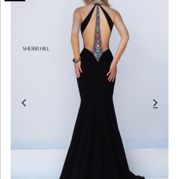 Sherri hill prom formal size 0 black - Picture 5 of 5